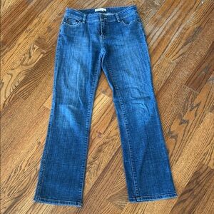 White House Black Market Flare Blue Jeans